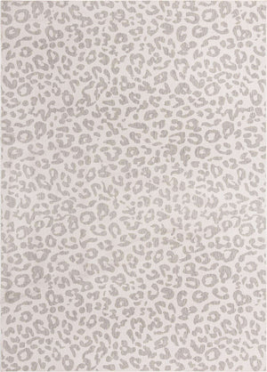 Ivory Gray 10' x 14' 1 Outdoor Safari Rectangle Rug