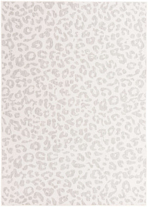 Ivory Gray 8' x 11' Outdoor Safari Rectangle Rug