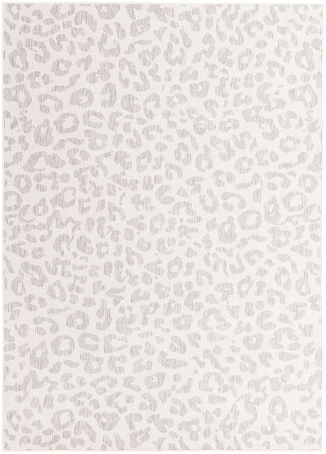 Ivory Gray 8' x 11' Outdoor Safari Rectangle Rug