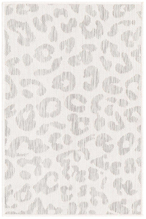 Ivory Gray 2' x 3' 1 Outdoor Safari Rectangle Area Rug Weather Resistant for Patio, Deck, Terrace, Balcony, Porch Animal Print Wildlife Nature Carpet for Sale at Rug Engine