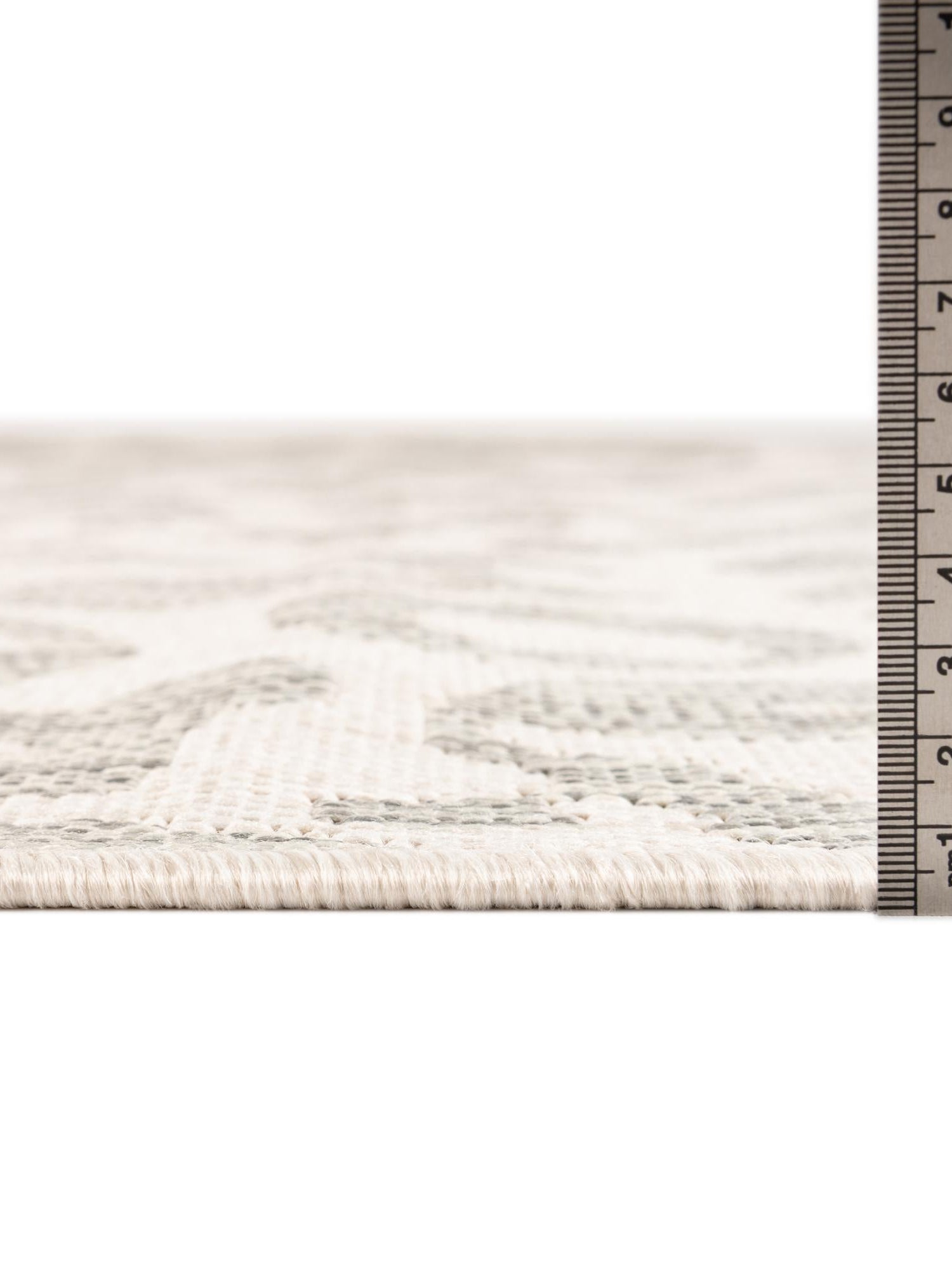 Ivory Gray 13' 1 x 13' 1 Outdoor Safari Round Area Rug Weather Resistant for Patio, Deck, Terrace, Balcony, Porch Animal Print Wildlife Nature Carpet for Sale at Rug Engine