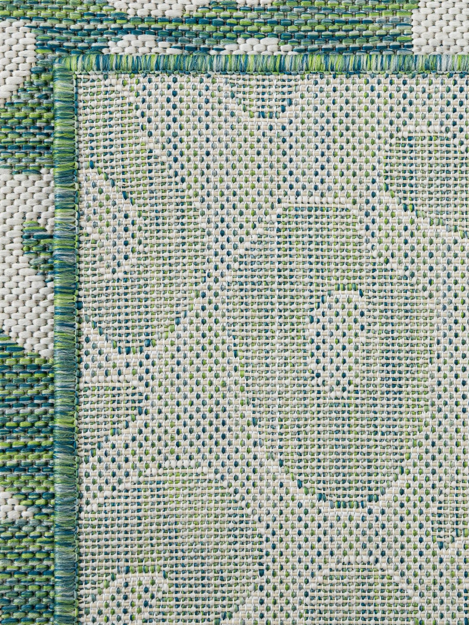 Green Blue 10' x 13' 1 Outdoor Safari Rectangle Area Rug Weather Resistant for Patio, Deck, Terrace, Balcony, Porch Animal Print Wildlife Nature Carpet for Sale at Rug Engine