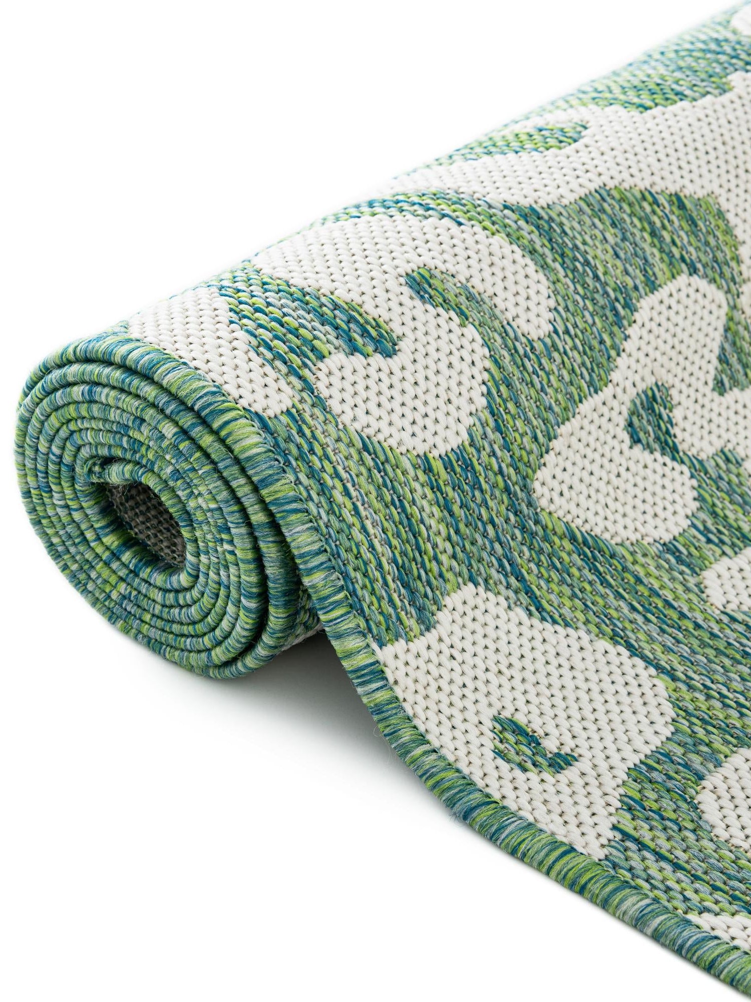Green Blue 7' 10 x 10' Outdoor Safari Rectangle Area Rug Weather Resistant for Patio, Deck, Terrace, Balcony, Porch Animal Print Wildlife Nature Carpet for Sale at Rug Engine
