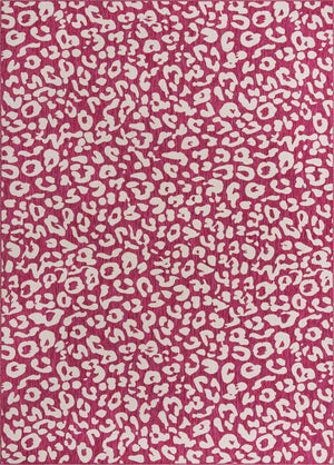 Magenta 10' x 14' 1 Outdoor Safari Rectangle Area Rug Weather Resistant for Patio, Deck, Terrace, Balcony, Porch Animal Print Wildlife Nature Carpet for Sale at Rug Engine