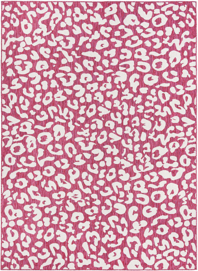Magenta 7' 10 x 11' Outdoor Safari Rectangle Area Rug Weather Resistant for Patio, Deck, Terrace, Balcony, Porch Animal Print Wildlife Nature Carpet for Sale at Rug Engine