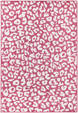 Magenta 4' 1 x 6' 1 Outdoor Safari Rectangle Area Rug Weather Resistant for Patio, Deck, Terrace, Balcony, Porch Animal Print Wildlife Nature Carpet for Sale at Rug Engine