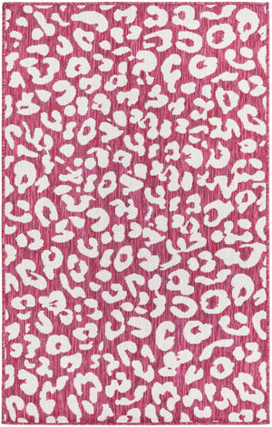 Magenta 3' 1 x 5' 3 Outdoor Safari Rectangle Area Rug Weather Resistant for Patio, Deck, Terrace, Balcony, Porch Animal Print Wildlife Nature Carpet for Sale at Rug Engine