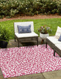 Magenta 13' 1 x 13' 1 Outdoor Safari Square Area Rug Weather Resistant for Patio, Deck, Terrace, Balcony, Porch Animal Print Wildlife Nature Carpet for Sale at Rug Engine