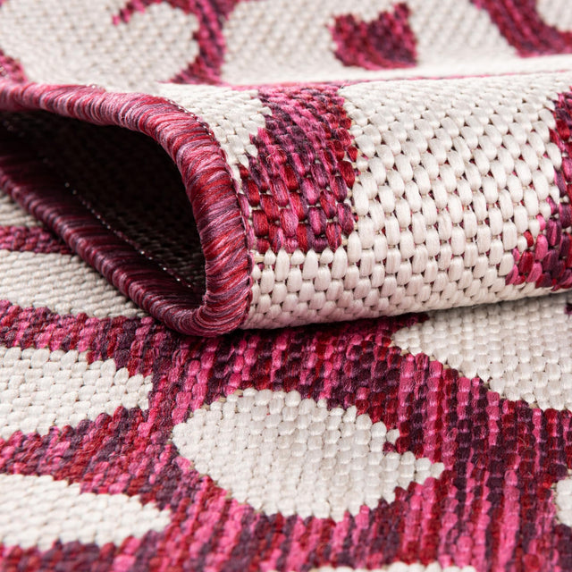 Magenta 13' 1 x 13' 1 Outdoor Safari Square Area Rug Weather Resistant for Patio, Deck, Terrace, Balcony, Porch Animal Print Wildlife Nature Carpet for Sale at Rug Engine
