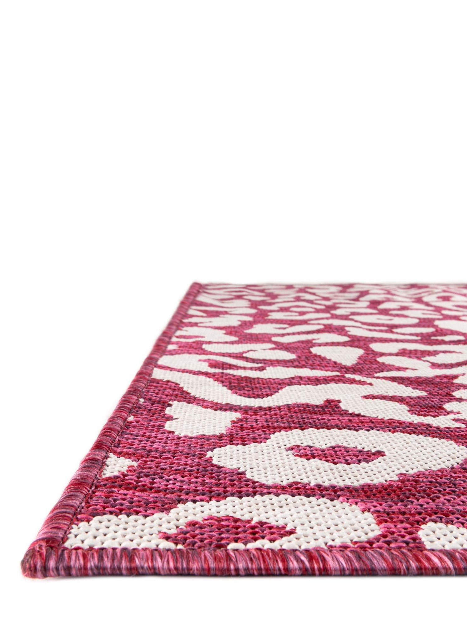 Magenta 13' 1 x 13' 1 Outdoor Safari Square Area Rug Weather Resistant for Patio, Deck, Terrace, Balcony, Porch Animal Print Wildlife Nature Carpet for Sale at Rug Engine