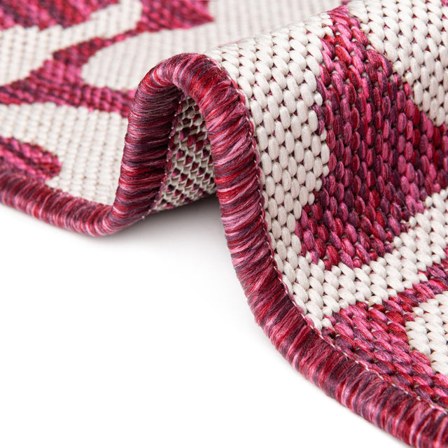 Magenta 13' 1 x 13' 1 Outdoor Safari Square Area Rug Weather Resistant for Patio, Deck, Terrace, Balcony, Porch Animal Print Wildlife Nature Carpet for Sale at Rug Engine