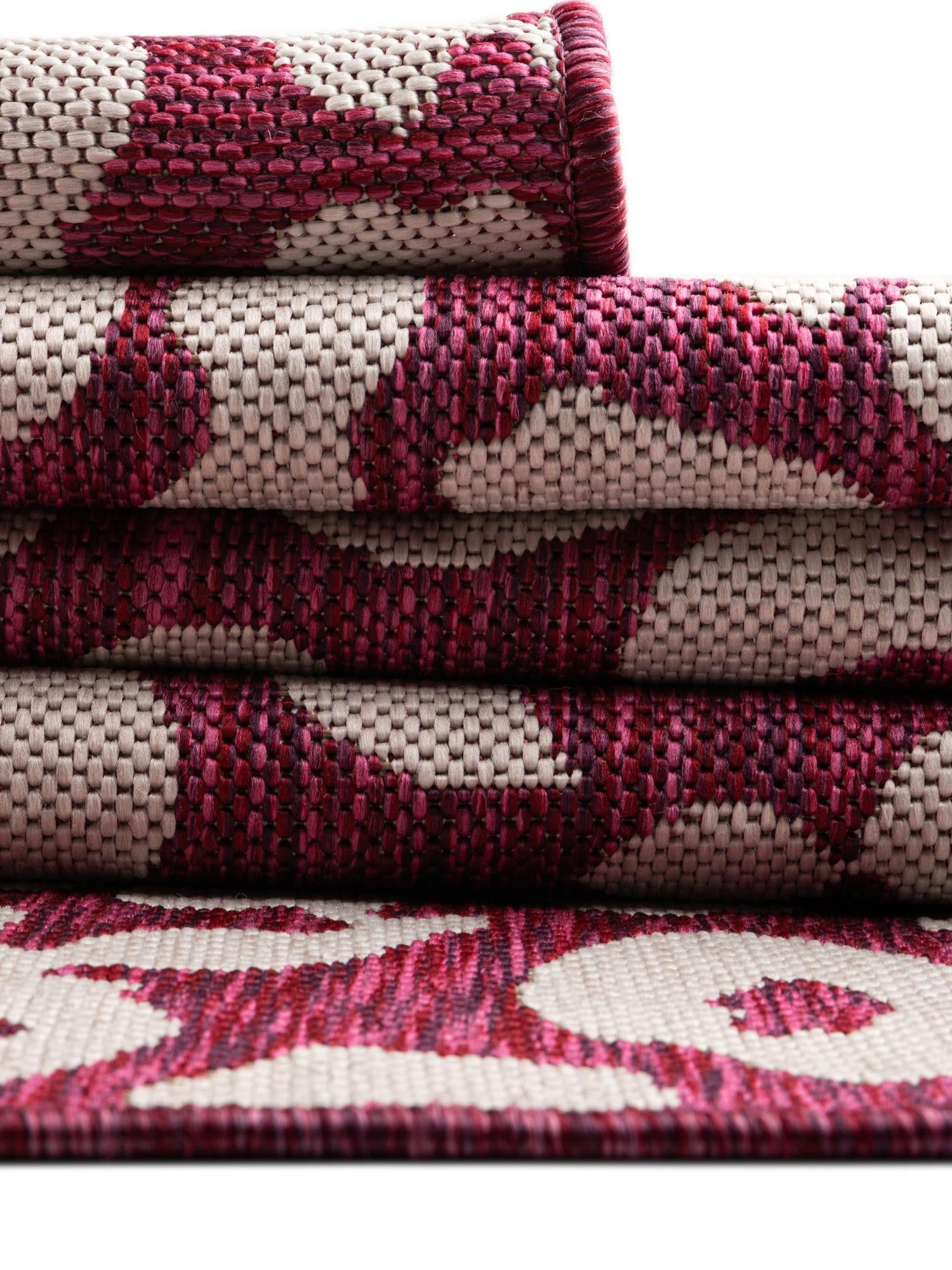 Magenta 4' 1 x 4' 1 Outdoor Safari Round Area Rug Weather Resistant for Patio, Deck, Terrace, Balcony, Porch Animal Print Wildlife Nature Carpet for Sale at Rug Engine