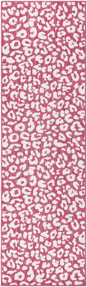 Magenta 2' 7 x 10' Outdoor Safari Runner Area Rug Weather Resistant for Patio, Deck, Terrace, Balcony, Porch Animal Print Wildlife Nature Carpet for Sale at Rug Engine