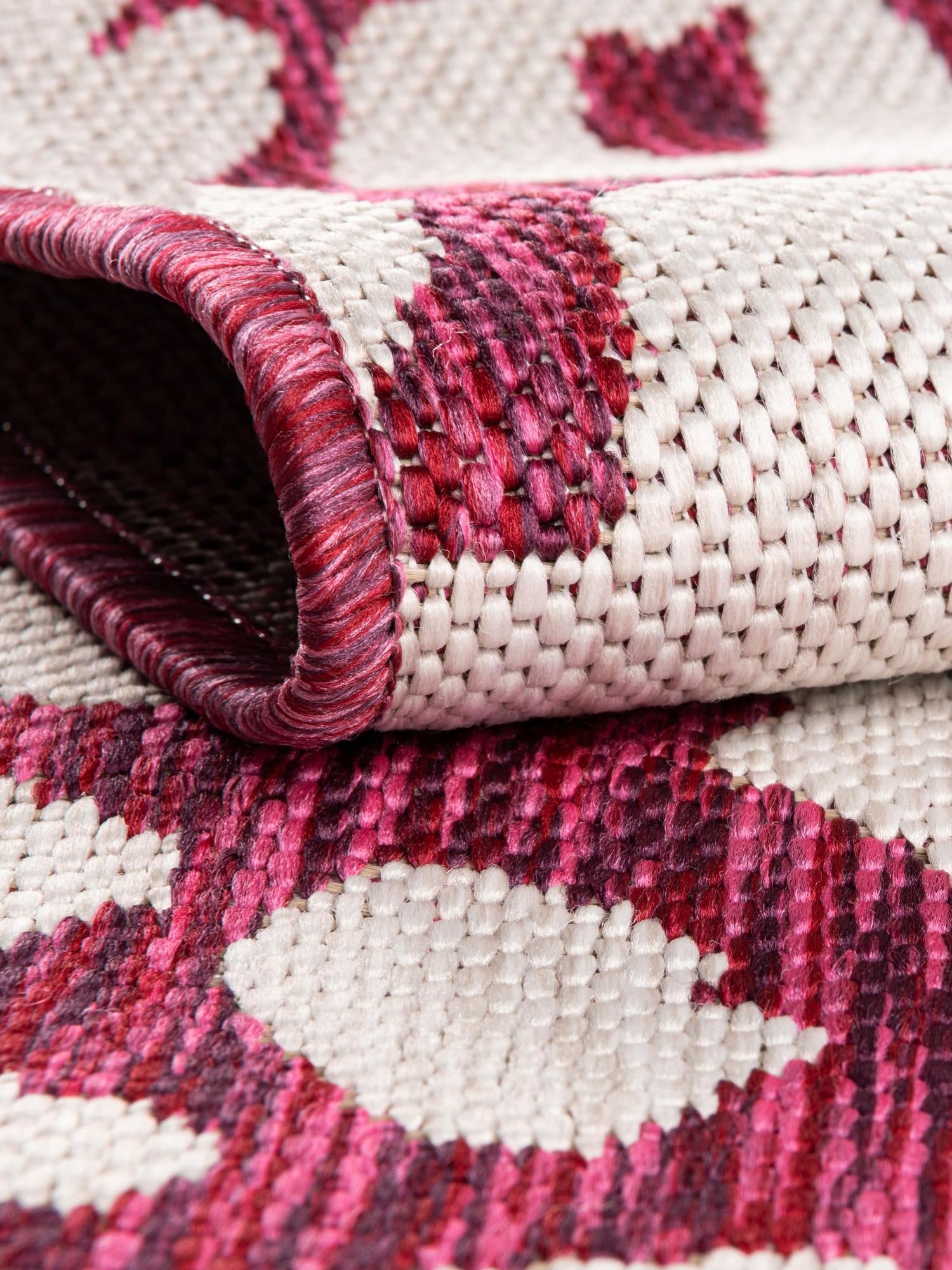 Magenta 2' 7 x 10' Outdoor Safari Runner Area Rug Weather Resistant for Patio, Deck, Terrace, Balcony, Porch Animal Print Wildlife Nature Carpet for Sale at Rug Engine