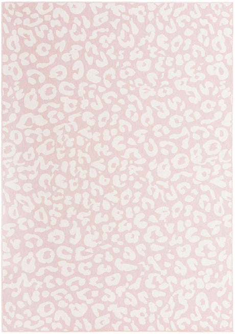 Pink Ivory 8' x 11' Outdoor Safari Rectangle Rug
