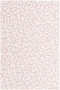 Pink Ivory 5' 3 x 8' Outdoor Safari Rectangle Area Rug Weather Resistant for Patio, Deck, Terrace, Balcony, Porch Animal Print Wildlife Nature Carpet for Sale at Rug Engine