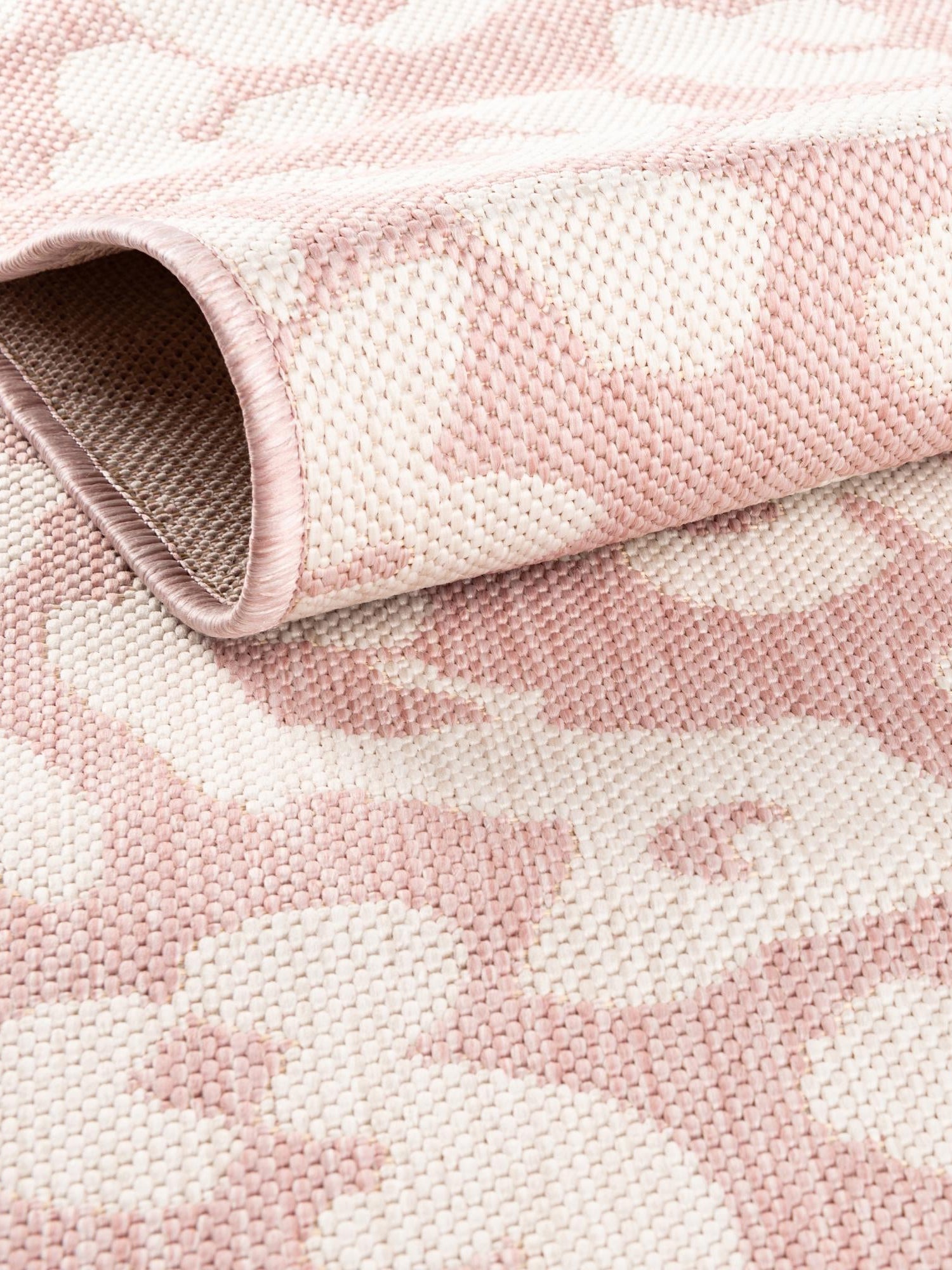 Pink Ivory 7' 10 x 11' Outdoor Safari Rectangle Area Rug Weather Resistant for Patio, Deck, Terrace, Balcony, Porch Animal Print Wildlife Nature Carpet for Sale at Rug Engine