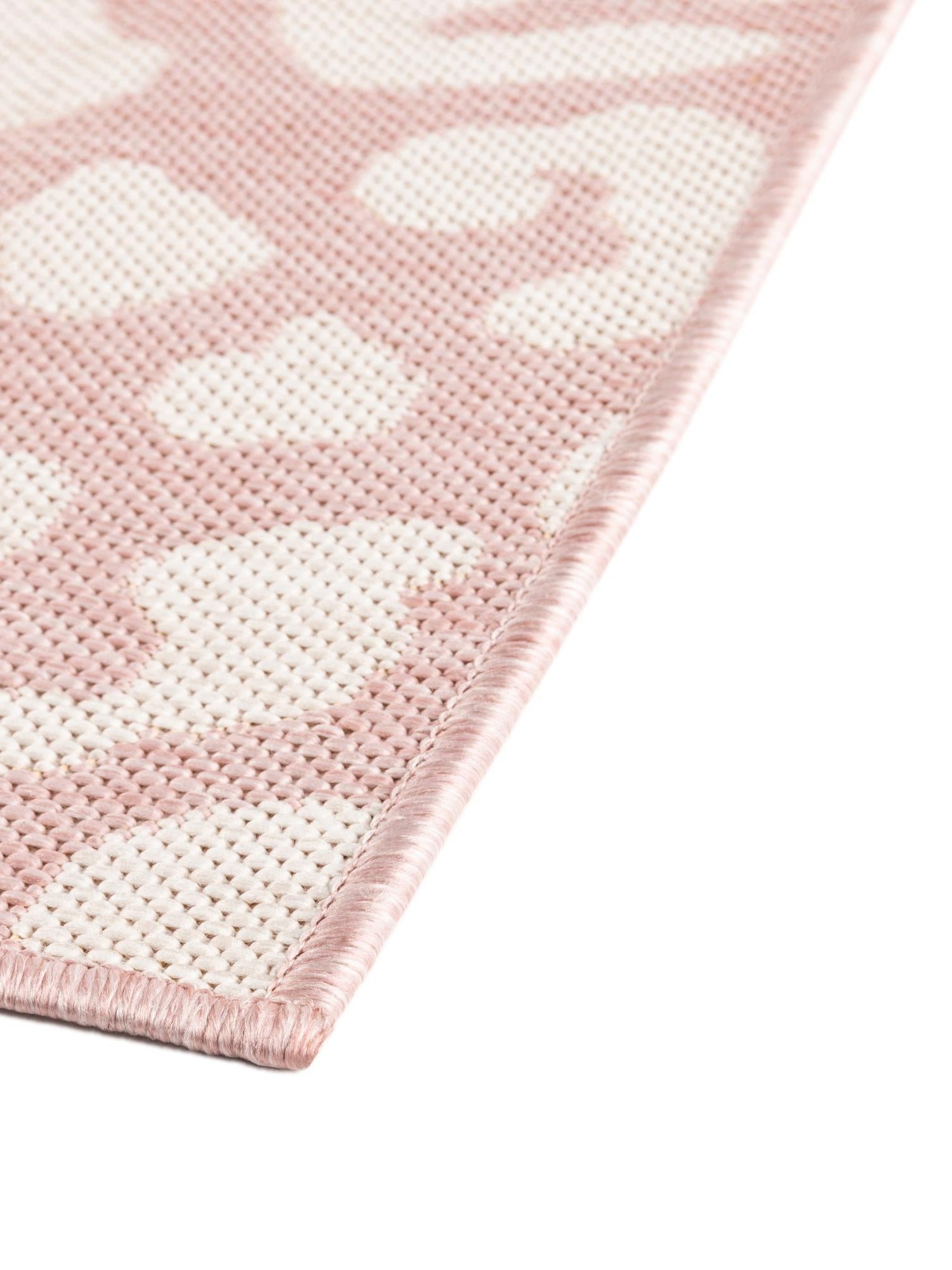 Pink Ivory 4' 1 x 6' 1 Outdoor Safari Rectangle Area Rug Weather Resistant for Patio, Deck, Terrace, Balcony, Porch Animal Print Wildlife Nature Carpet for Sale at Rug Engine