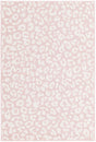 Pink Ivory 4' 1 x 6' 1 Outdoor Safari Rectangle Area Rug Weather Resistant for Patio, Deck, Terrace, Balcony, Porch Animal Print Wildlife Nature Carpet for Sale at Rug Engine