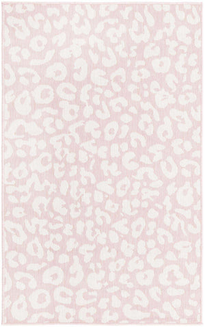 Pink Ivory 3' 1 x 5' 3 Outdoor Safari Rectangle Area Rug Weather Resistant for Patio, Deck, Terrace, Balcony, Porch Animal Print Wildlife Nature Carpet for Sale at Rug Engine