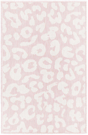 Pink Ivory 2' x 3' 1 Outdoor Safari Rectangle Rug
