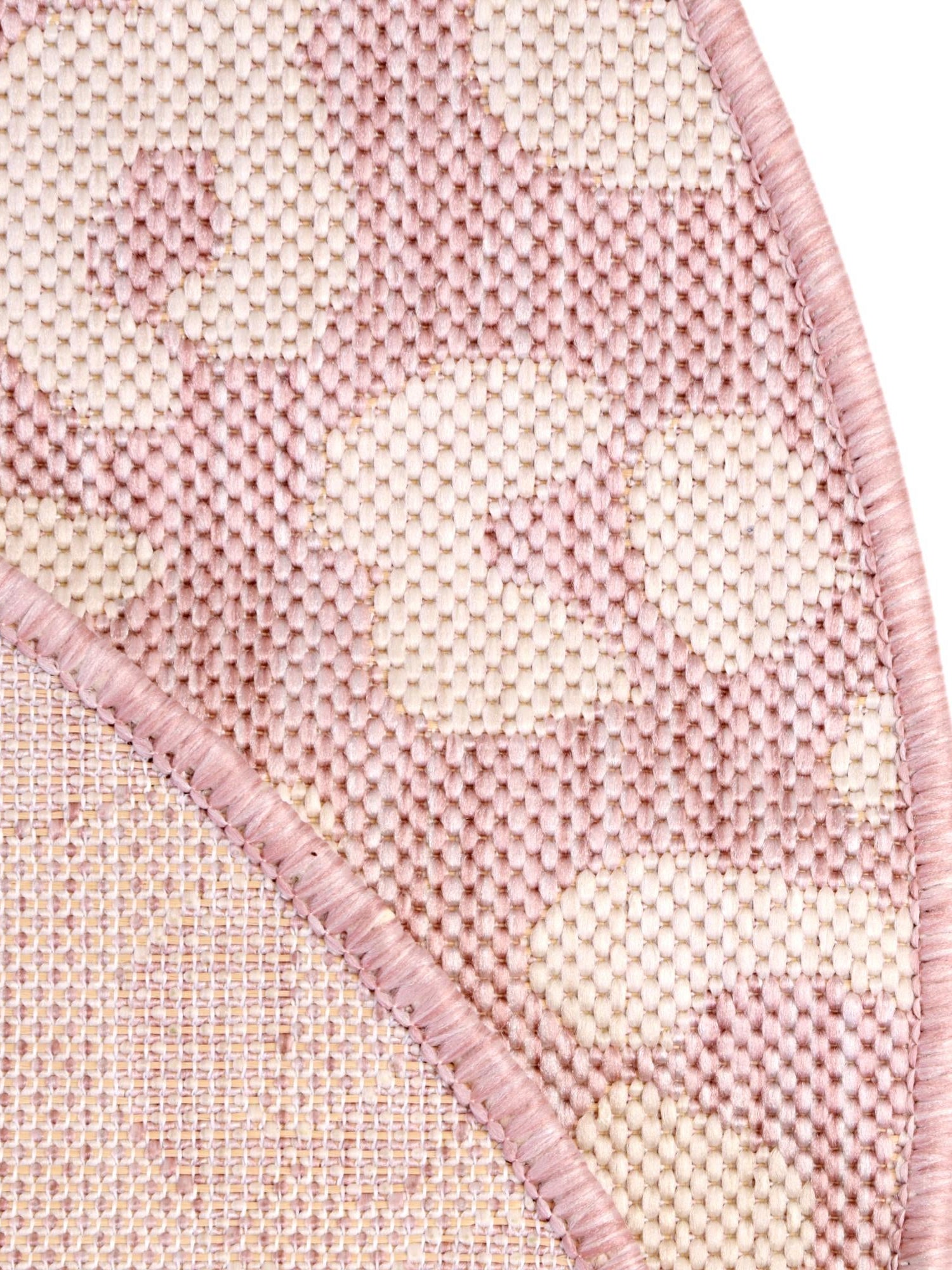 Pink Ivory 13' 1 x 13' 1 Outdoor Safari Round Area Rug Weather Resistant for Patio, Deck, Terrace, Balcony, Porch Animal Print Wildlife Nature Carpet for Sale at Rug Engine