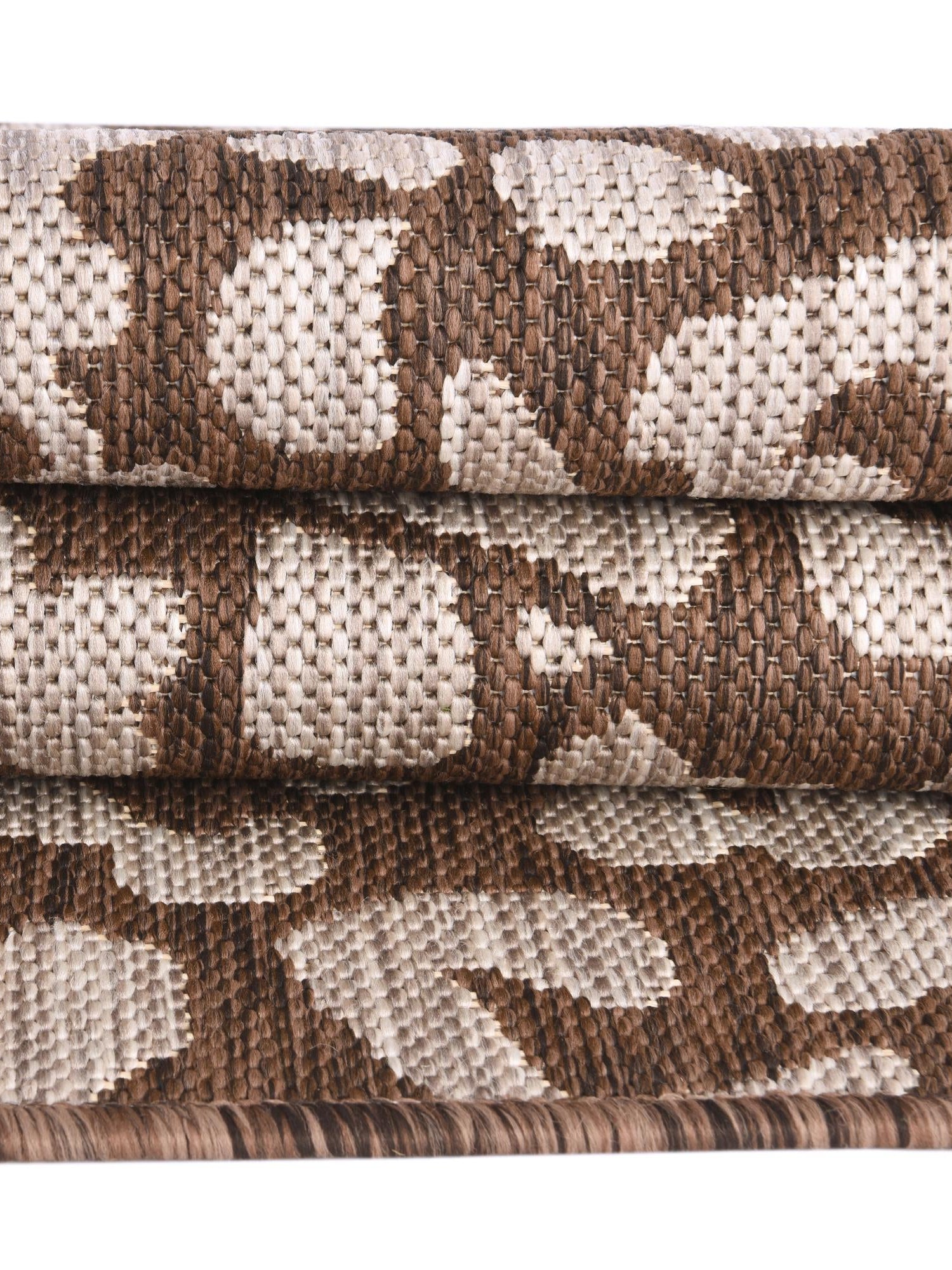Brown 4' 1 x 6' 1 Outdoor Safari Rectangle Area Rug Weather Resistant for Patio, Deck, Terrace, Balcony, Porch Animal Print Wildlife Nature Carpet for Sale at Rug Engine