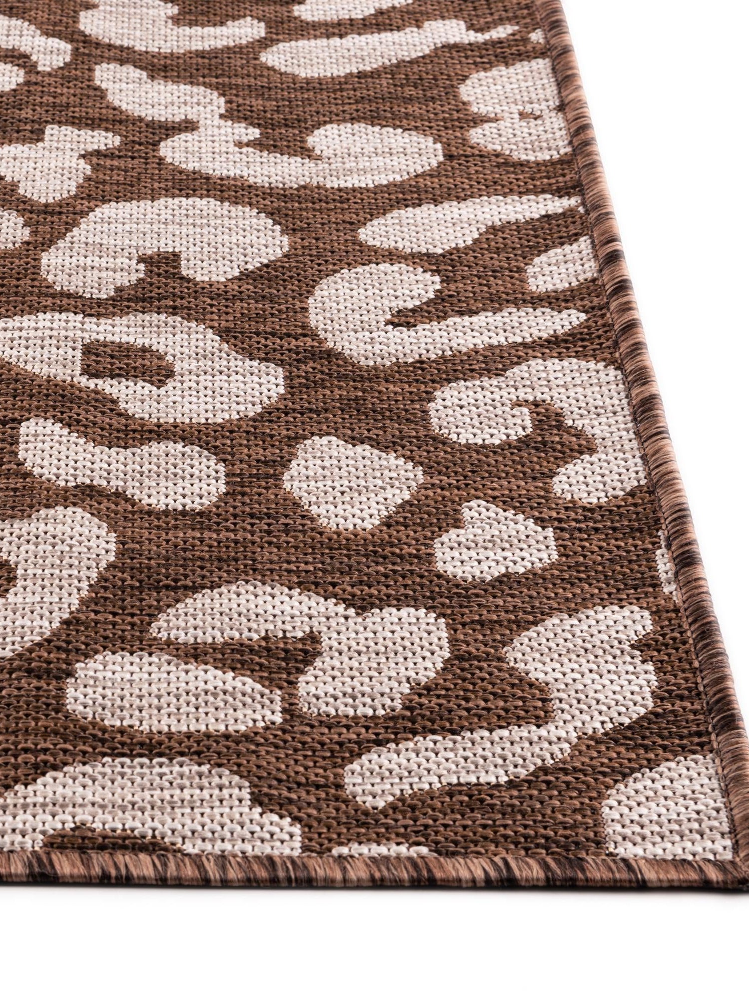 Brown 13' 1 x 13' 1 Outdoor Safari Square Area Rug Weather Resistant for Patio, Deck, Terrace, Balcony, Porch Animal Print Wildlife Nature Carpet for Sale at Rug Engine