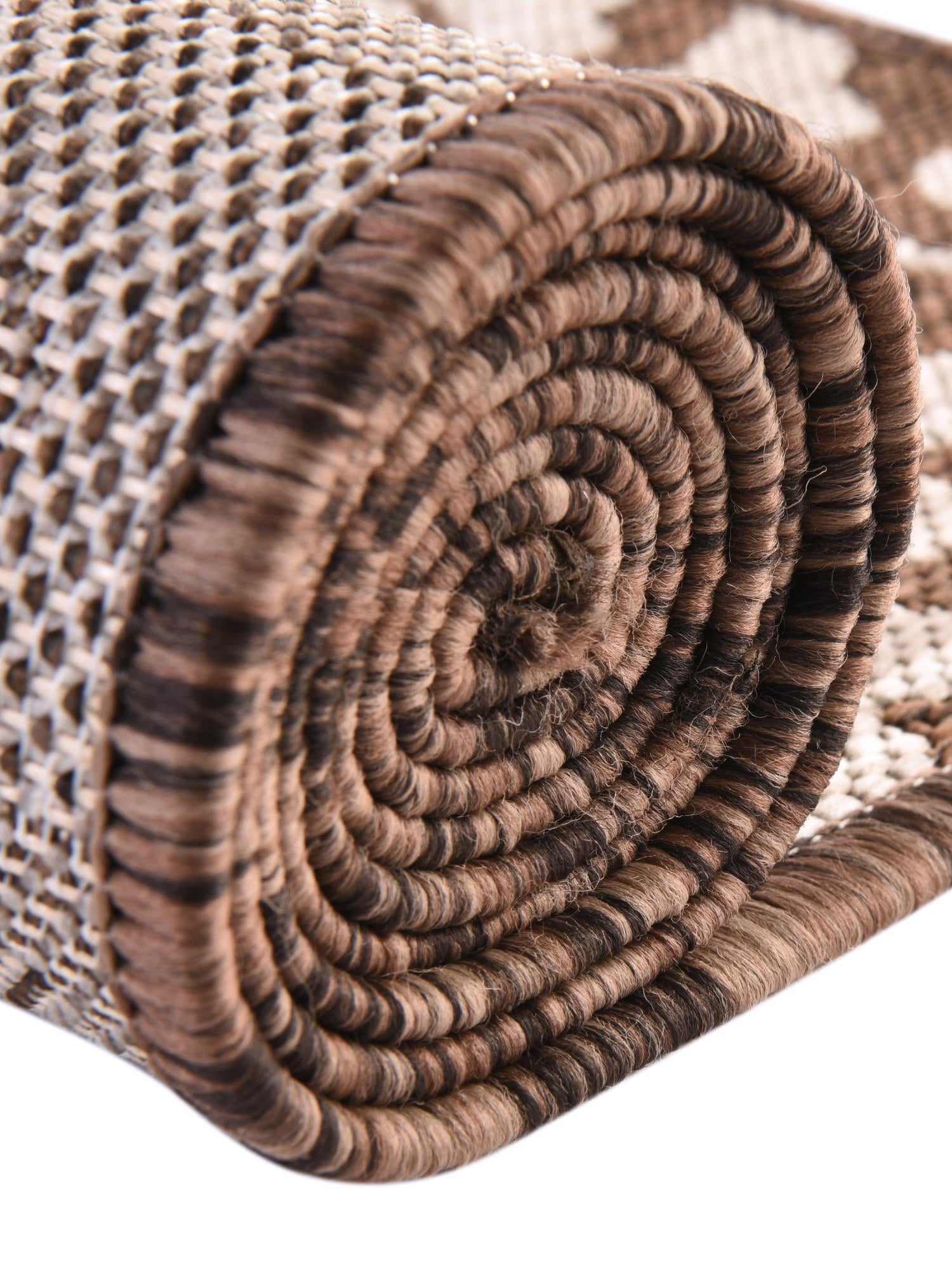 Brown 10' x 10' Outdoor Safari Round Area Rug Weather Resistant for Patio, Deck, Terrace, Balcony, Porch Animal Print Wildlife Nature Carpet for Sale at Rug Engine