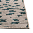 Teal 5' 3 x 8' Outdoor Safari Rectangle Area Rug Weather Resistant for Patio, Deck, Terrace, Balcony, Porch Animal Print Wildlife Nature Carpet for Sale at Rug Engine
