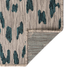 Teal 13' 1 x 13' 1 Outdoor Safari Square Area Rug Weather Resistant for Patio, Deck, Terrace, Balcony, Porch Animal Print Wildlife Nature Carpet for Sale at Rug Engine
