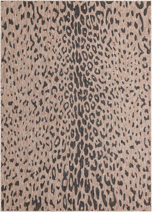 Natural 7' 10 x 11' Outdoor Safari Rectangle Area Rug Weather Resistant for Patio, Deck, Terrace, Balcony, Porch Animal Print Wildlife Nature Carpet for Sale at Rug Engine