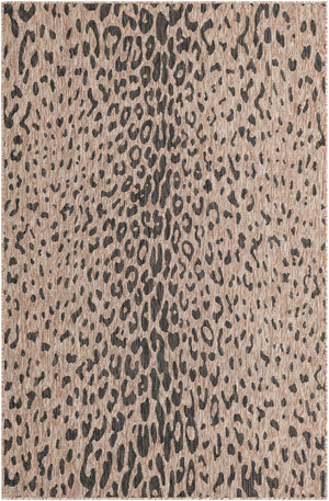 Natural 5' 3 x 8' Outdoor Safari Rectangle Rug