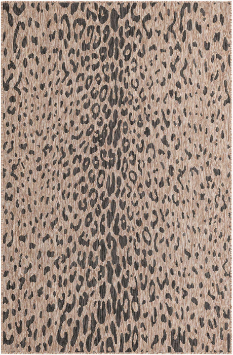 Natural 5' 3 x 8' Outdoor Safari Rectangle Rug