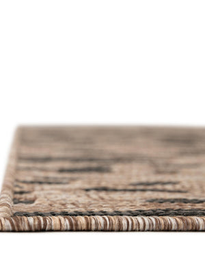 Natural 10' x 10' Outdoor Safari Square Area Rug Weather Resistant for Patio, Deck, Terrace, Balcony, Porch Animal Print Wildlife Nature Carpet for Sale at Rug Engine