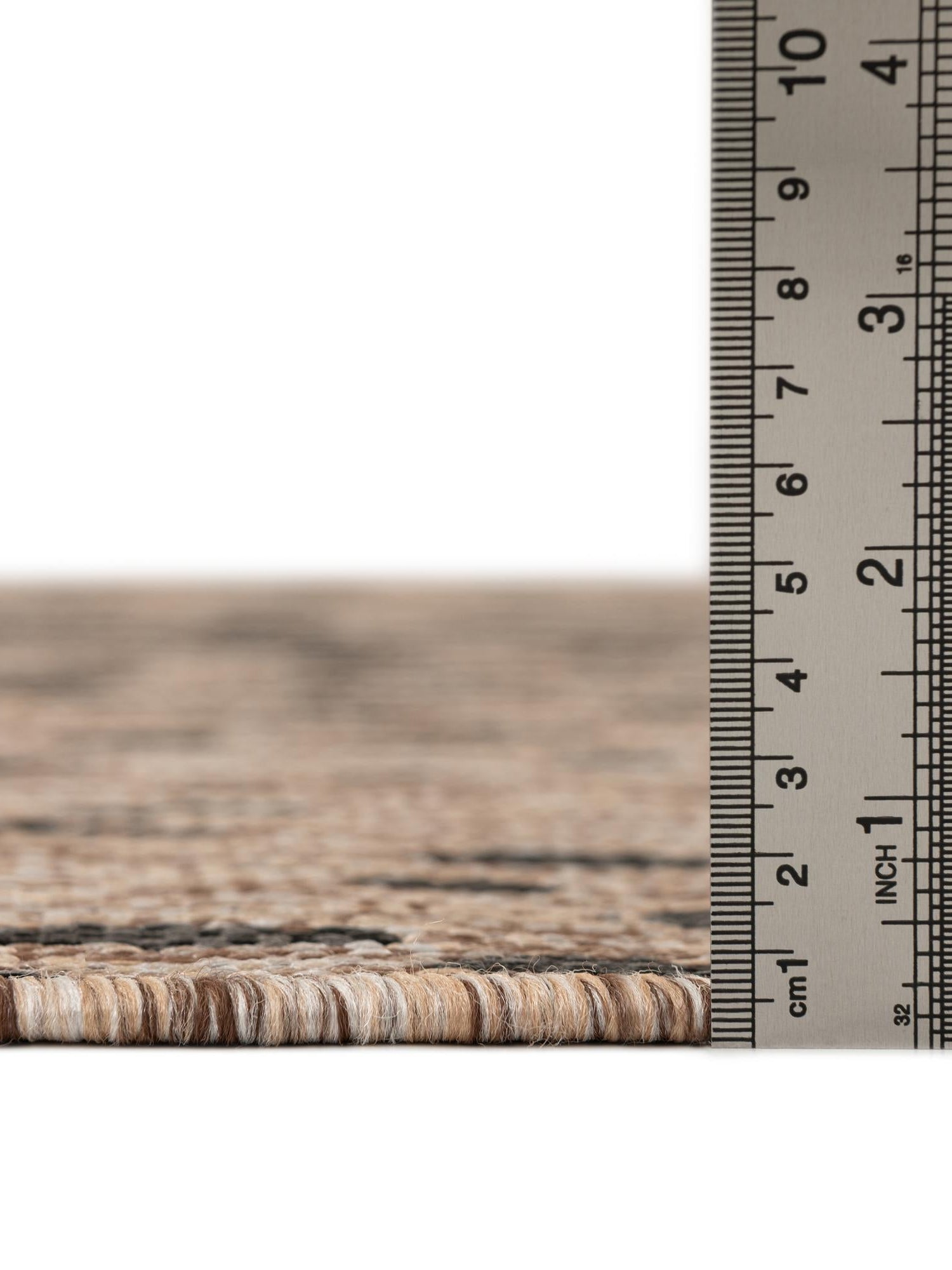 Natural 4' 1 x 4' 1 Outdoor Safari Round Area Rug Weather Resistant for Patio, Deck, Terrace, Balcony, Porch Animal Print Wildlife Nature Carpet for Sale at Rug Engine