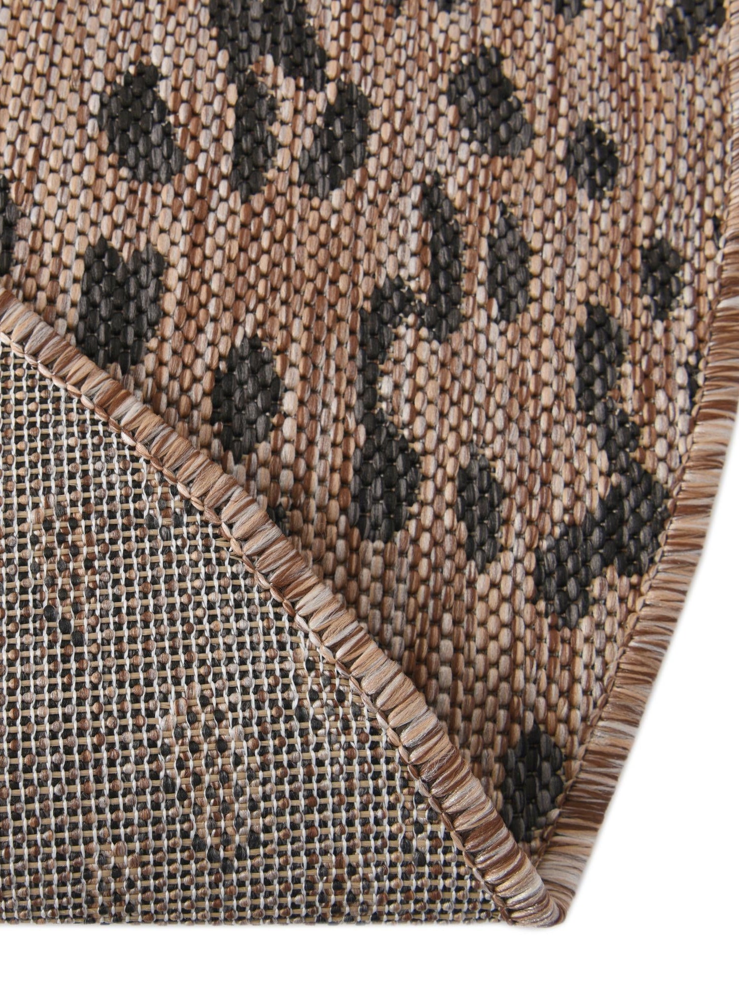 Natural 4' 1 x 4' 1 Outdoor Safari Round Area Rug Weather Resistant for Patio, Deck, Terrace, Balcony, Porch Animal Print Wildlife Nature Carpet for Sale at Rug Engine