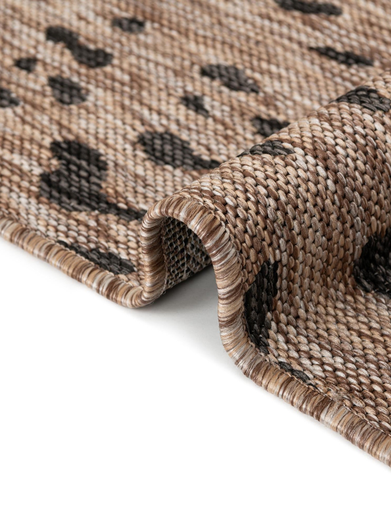 Natural 4' 1 x 4' 1 Outdoor Safari Round Area Rug Weather Resistant for Patio, Deck, Terrace, Balcony, Porch Animal Print Wildlife Nature Carpet for Sale at Rug Engine