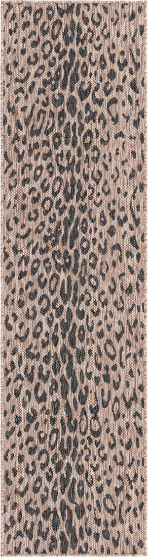 Natural 2' x 8' Outdoor Safari Runner Area Rug Weather Resistant for Patio, Deck, Terrace, Balcony, Porch Animal Print Wildlife Nature Carpet for Sale at Rug Engine