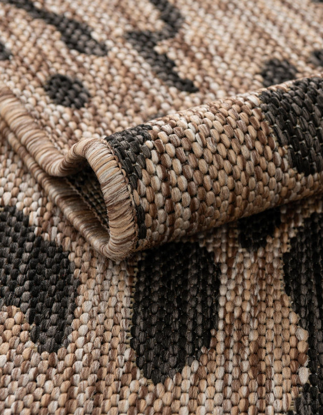 Natural 2' x 8' Outdoor Safari Runner Area Rug Weather Resistant for Patio, Deck, Terrace, Balcony, Porch Animal Print Wildlife Nature Carpet for Sale at Rug Engine