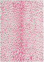 Pink Gray 7' 10 x 11' Outdoor Safari Rectangle Area Rug Weather Resistant for Patio, Deck, Terrace, Balcony, Porch Animal Print Wildlife Nature Carpet for Sale at Rug Engine
