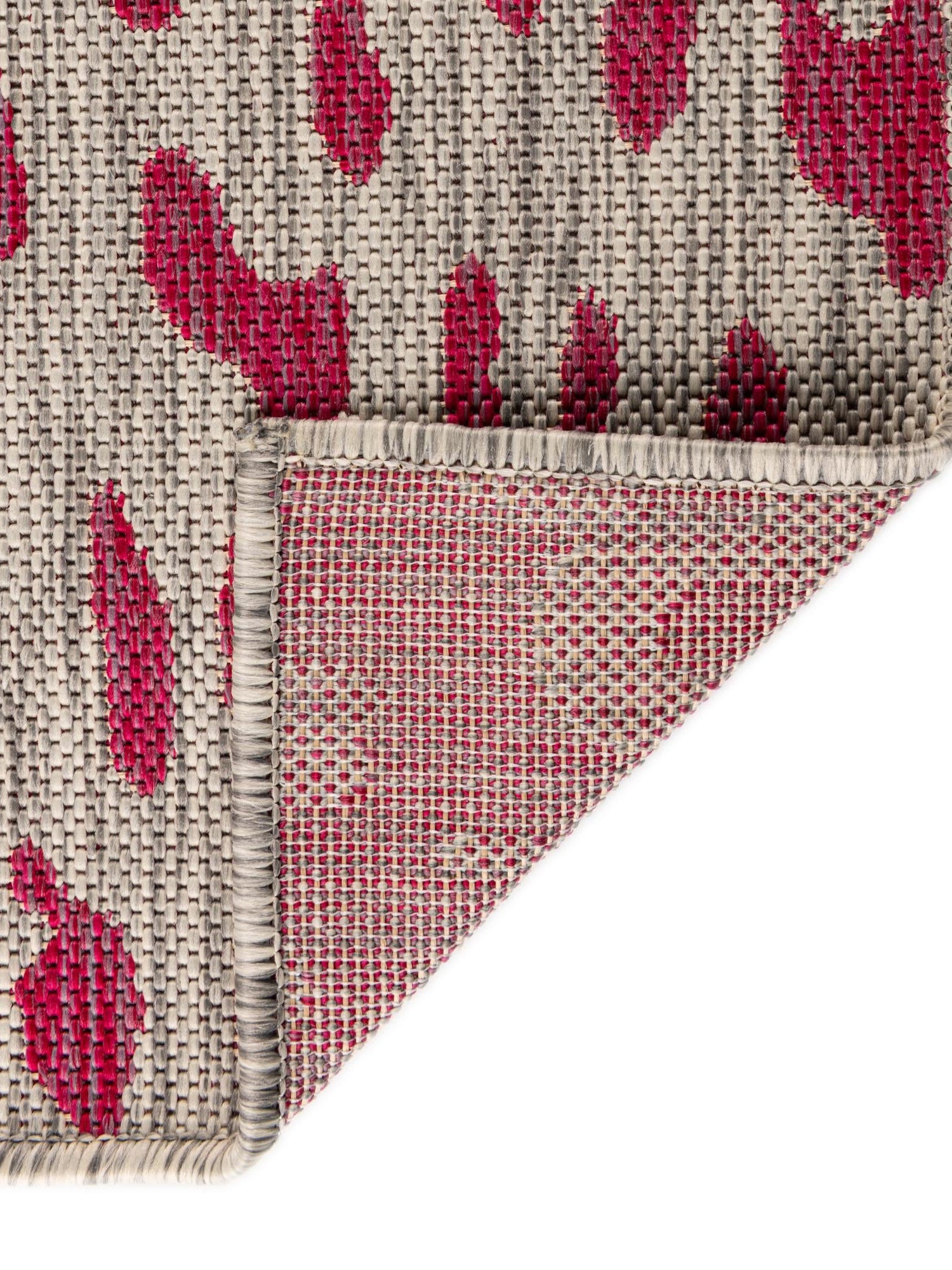 Pink Gray 3' 1 x 5' 3 Outdoor Safari Rectangle Area Rug Weather Resistant for Patio, Deck, Terrace, Balcony, Porch Animal Print Wildlife Nature Carpet for Sale at Rug Engine