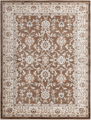Brown 9' x 12' Charlotte Rectangle Area Rug 100% Polypropylene With Jute Backing Traditional Classical Durable Carpet for Living Dining Office Rooms for Sale at Rug Engine