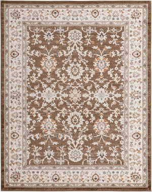 Brown 7' 10 x 10' Charlotte Rectangle Area Rug 100% Polypropylene With Jute Backing Traditional Classical Durable Carpet for Living Dining Office Rooms for Sale at Rug Engine