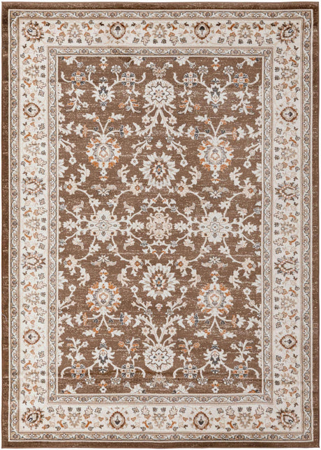 Brown 7' 1 x 10' Charlotte Rectangle Area Rug 100% Polypropylene With Jute Backing Traditional Classical Durable Carpet for Living Dining Office Rooms for Sale at Rug Engine