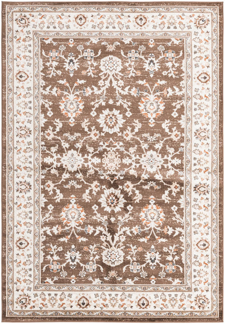 Brown 6' 1 x 9' Charlotte Rectangle Area Rug 100% Polypropylene With Jute Backing Traditional Classical Durable Carpet for Living Dining Office Rooms for Sale at Rug Engine