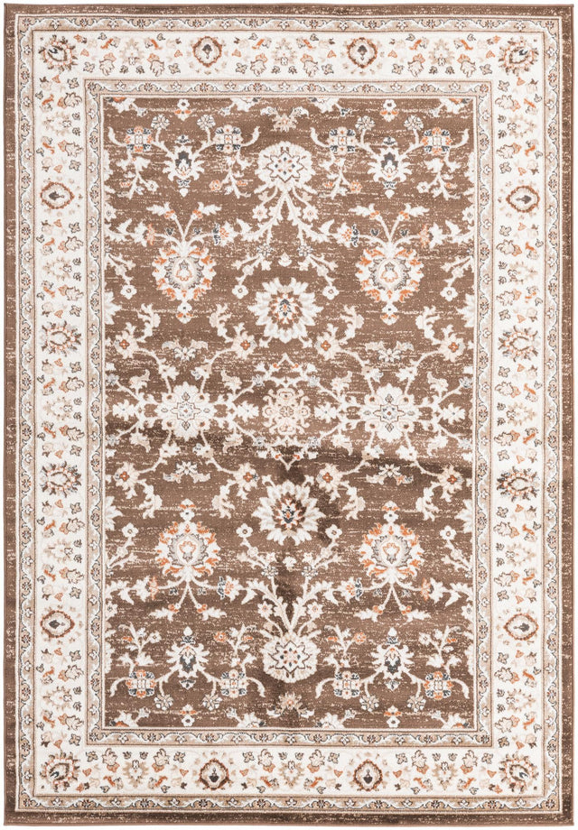 Brown 6' 1 x 9' Charlotte Rectangle Area Rug 100% Polypropylene With Jute Backing Traditional Classical Durable Carpet for Living Dining Office Rooms for Sale at Rug Engine