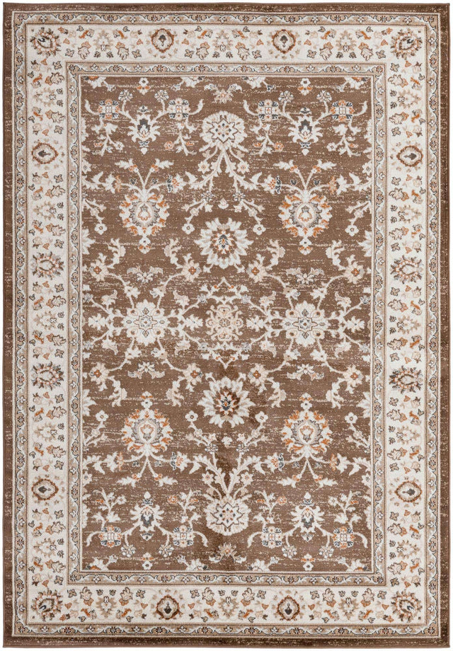 Brown 6' 1 x 9' Charlotte Rectangle Area Rug 100% Polypropylene With Jute Backing Traditional Classical Durable Carpet for Living Dining Office Rooms for Sale at Rug Engine