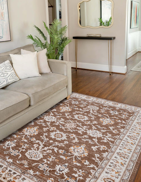 Brown 10' x 14' 1 Charlotte Rectangle Area Rug 100% Polypropylene With Jute Backing Traditional Classical Durable Carpet for Living Dining Office Rooms for Sale at Rug Engine