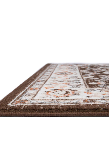 Brown 7' 1 x 10' Charlotte Rectangle Area Rug 100% Polypropylene With Jute Backing Traditional Classical Durable Carpet for Living Dining Office Rooms for Sale at Rug Engine